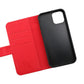 RV iPhone 12/12Pro Magnetic Flip Stand TPU+PC Leather Case Red