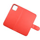 RV iPhone 12/12Pro Magnetic Flip Stand TPU+PC Leather Case Red