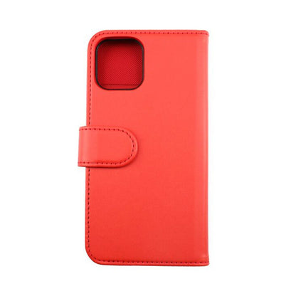 RV iPhone 12/12Pro Magnetic Flip Stand TPU+PC Leather Case Red