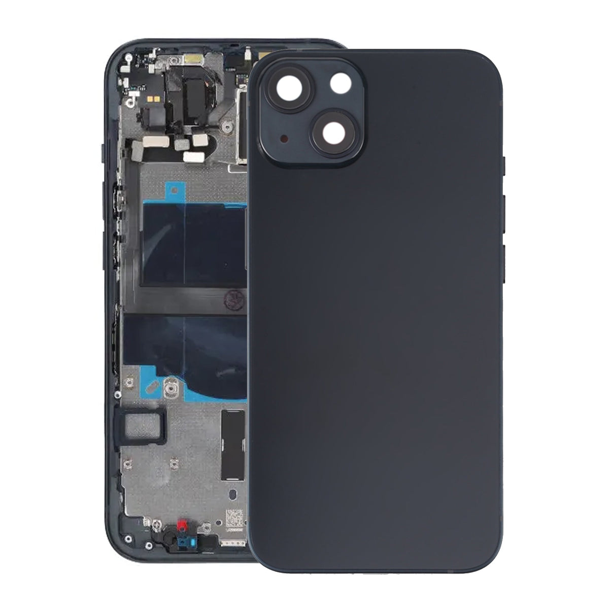 iPhone 13 Baksida med Komplett Ram OEM - Svart