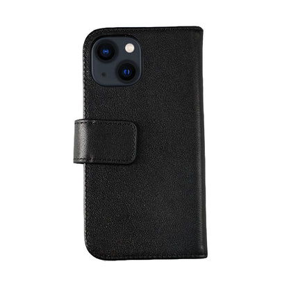 iPhone 13 Mini Plånboksfodral Läder Rvelon - Svart