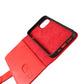 iPhone 13 Plånboksfodral Läder Rvelon - Röd