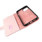 iPhone 13 Plånboksfodral Läder Rvelon - Rosa