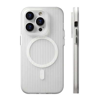 iPhone 13 Pro Max Mobilskal Korrugerad Anti-Halk - Transparent