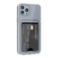 iPhone 13 Pro Max Case with Card Holder TPU - Transparent