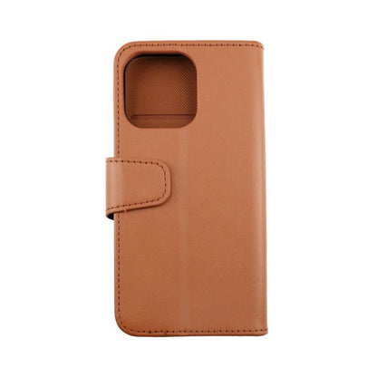iPhone 13 Pro Max Plånboksfodral Extra Kortfack Rvelon - Guldbrun