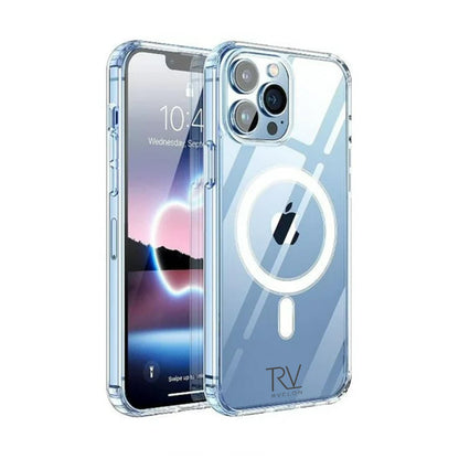 iPhone 13 Pro Max Skal MagSafe Stöttåligt Rvelon - Transparent