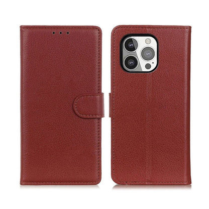 iPhone 13 Pro Plånboksfodral med Stativ - Brun