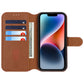 RV Magnetic Wallet Case -iPhone 13 /14- Golden Brown