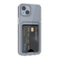 iPhone 14 Case with Card Holder TPU - Transparent