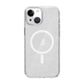 iPhone 14 Hybrid Case With Glitter - Transparent
