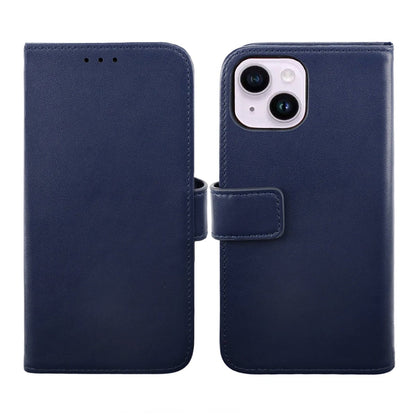 iPhone 14 Plånboksfodral Läder Rvelon - Blå