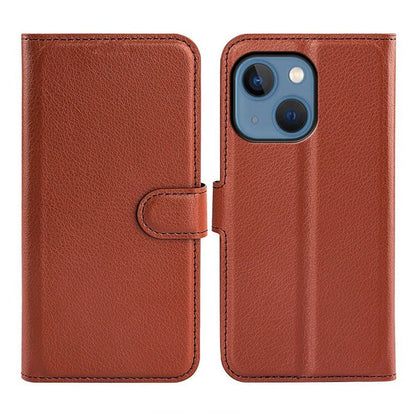 iPhone 14 Plånboksfodral med Stativ - Brun