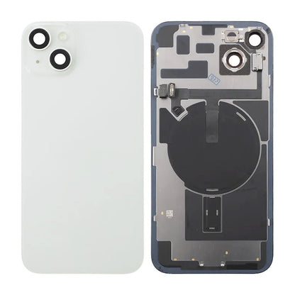 iPhone 14 Plus Baksida Glas Komplett - Vit