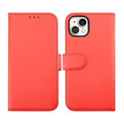 iPhone 14 Plus Plånboksfodral Magnet Rvelon - Röd