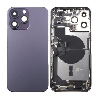 iPhone 14 Pro Max Back Cover with Full Frame - Purple