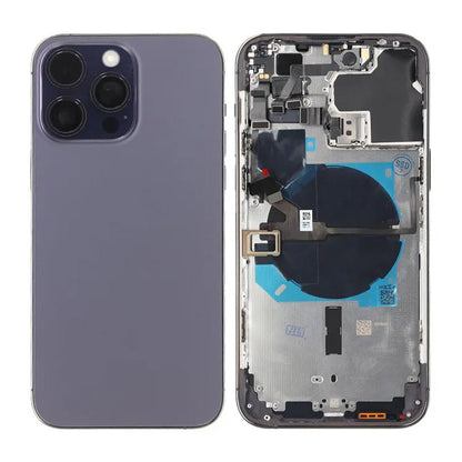 iPhone 14 Pro Max Back Cover Complete OEM Purple With Small Parts