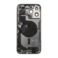 iPhone 14 Pro Max Back Cover with Full Frame - Silver