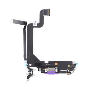 iPhone 14 Pro Max Laddkontakt med Flexkabel Original - Lila