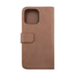 iPhone 14 Pro Max Plånboksfodral Läder Rvelon - Brun
