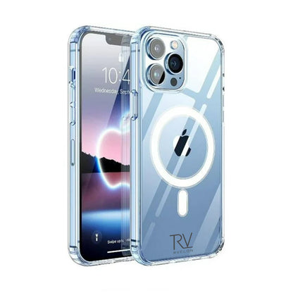 iPhone 14 Pro Max Stöttåligt Skal Rvelon MagSafe - Transparent