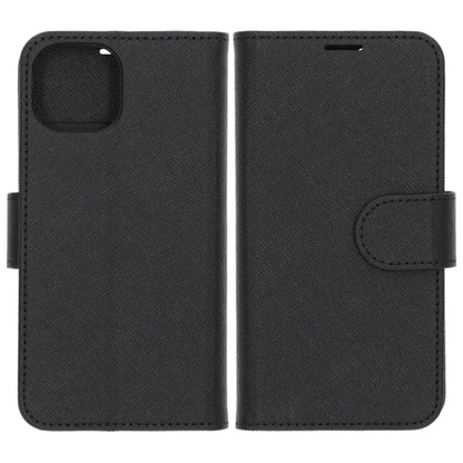 iPhone 15 Plånboksfodral med stativ - Svart