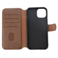 iPhone 15 Plånboksfodral Läder Rvelon - Brun