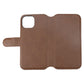 iPhone 15 Plånboksfodral Läder Rvelon - Brun