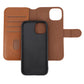 RV Magnetic Wallet Case iPhone 15 Brown
