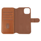RV Magnetic Wallet Case iPhone 15 Brown