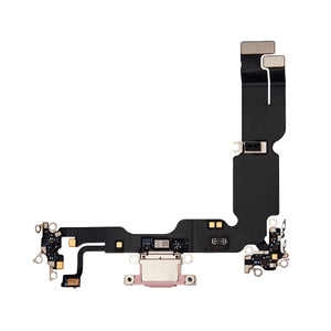 iPhone 15 Plus Charging Connector Flex Cable Pink Original