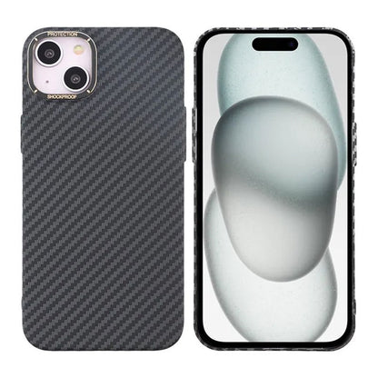 iPhone 15 Plus Mobilskal i Kolfiber - Svart