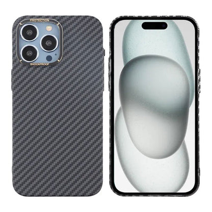 iPhone 15 Pro Max Mobilskal i Kolfiber - Svart