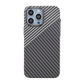 iPhone 15 Pro Max Mobilskal i Kolfiber - Svart/Vit
