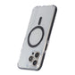 iPhone 15 Pro Max Mobilskal Magnet Dubbelskydd - Svart