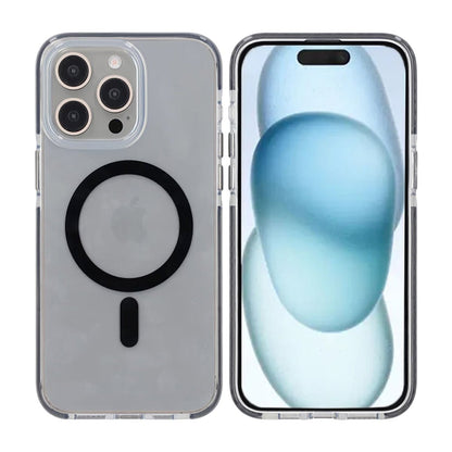 iPhone 15 Pro Max Mobilskal Magnet Dubbelskydd - Svart