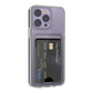 iPhone 15 Pro Max Case with Card Holder TPU - Transparent