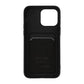 Silicone Case with Card Holder iPhone 15 Pro Max Black