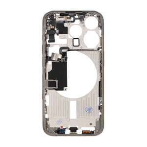 iPhone 15 Pro Middle Frame with Small Parts OEM - Natural Titanium