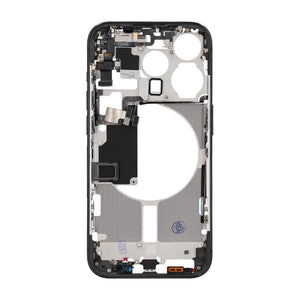 iPhone 15 Pro Middle Frame with Small Parts OEM - Titanium Black