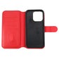iPhone 15 Pro Plånboksfodral Magnet Rvelon - Röd