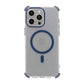 Rvelon Four-corner anti-falling magnetic suction Case For iPhone 15 Pro Blue