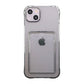 Shockproof Case with Card Holder iPhone 15 Black