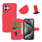 RV Magnetic Wallet Case iPhone 16 Red