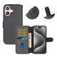 RV Magnetic Wallet Case iPhone 16 Black