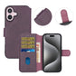 RV Wallet Case iPhone 16 Dark Cherry
