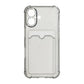 Shockproof Case with Card Holder iPhone 16 Plus Black