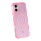 iPhone 16 Plus Rvelon Mobilskal TPU med MagSafe - Glitter Rosa
