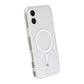 iPhone 16 Plus Rvelon Mobilskal TPU med MagSafe - Glitter Vit