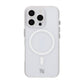 Rvelon Anti-slip corrugated magnetic protective Case For iPhone 16 Pro Max Transparent
